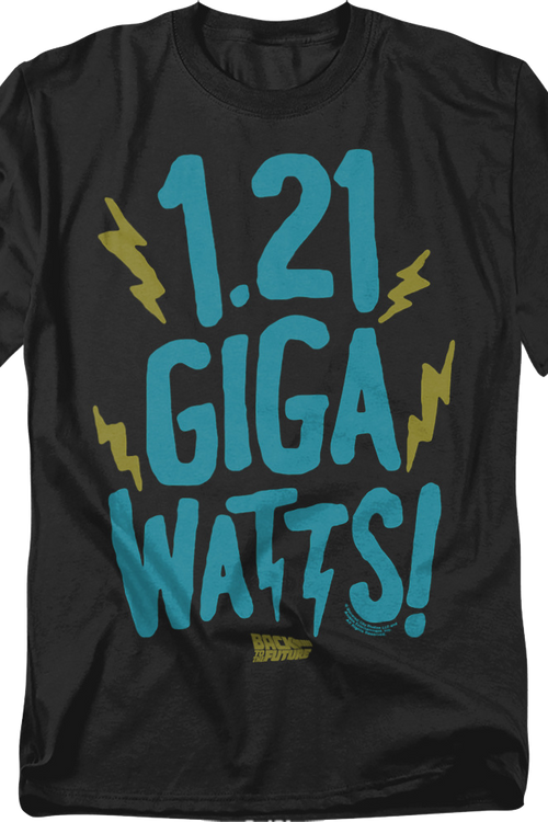 1.21 Gigawatts Back To The Future T-Shirt