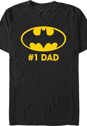 #1 Dad Batman DC Comics T-Shirt
