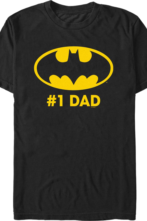 #1 Dad Batman DC Comics T-Shirt