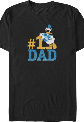 #1 Dad Donald Duck Disney T-Shirt