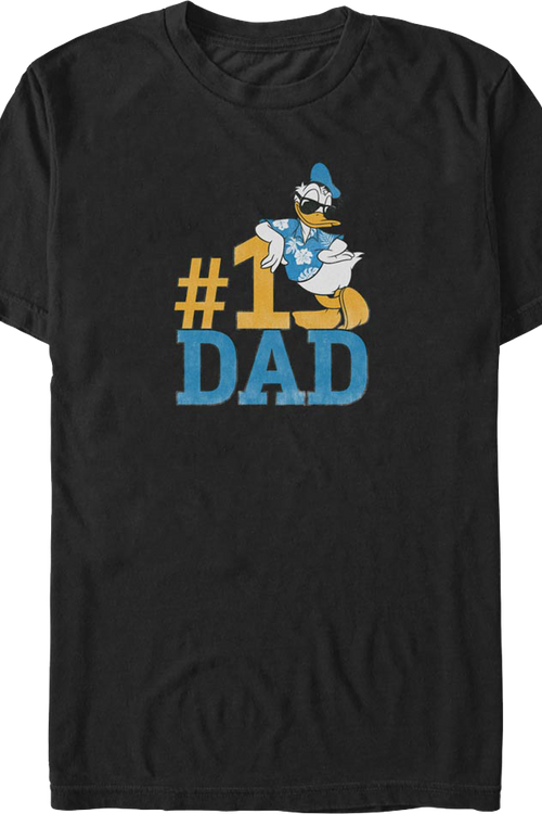 #1 Dad Donald Duck Disney T-Shirt
