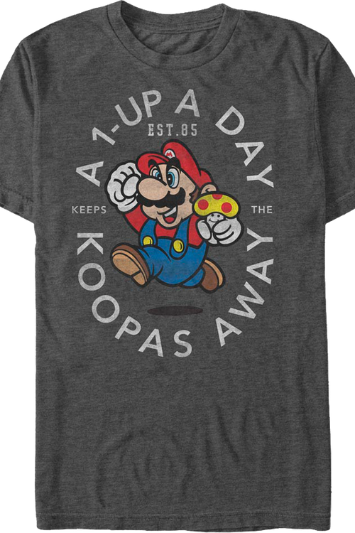 1-Up A Day Super Mario Bros. T-Shirt