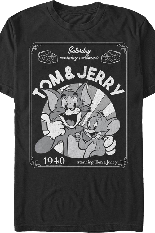 1940 Cartoon Tom And Jerry T-Shirt