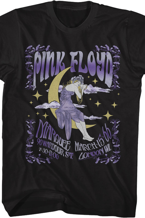 1966 Moon Poster Pink Floyd T-Shirt