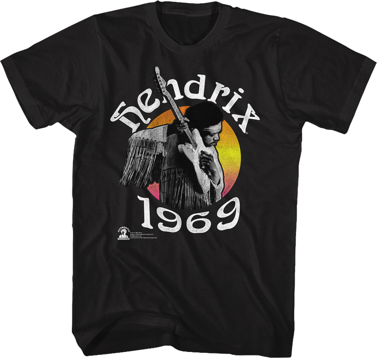 1969 Photo Jimi Hendrix T-Shirt