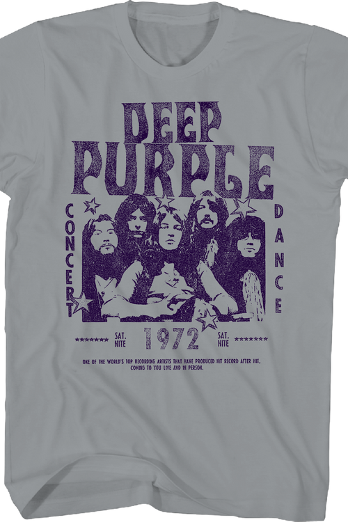1972 Concert Deep Purple T-Shirt