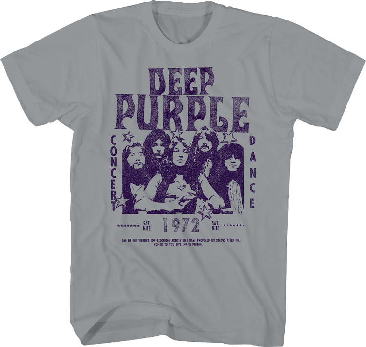 1972 Concert Deep Purple T-Shirt