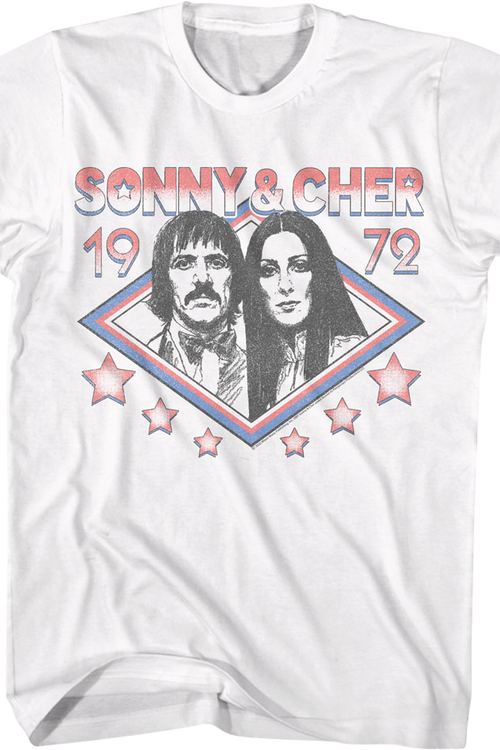 1972 Poster Sonny & Cher T-Shirt