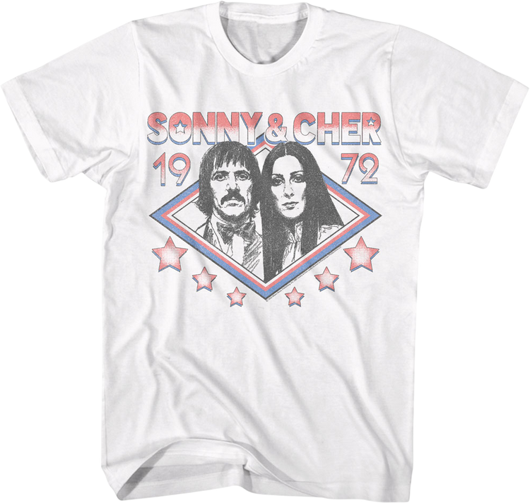 1972 Poster Sonny & Cher T-Shirt