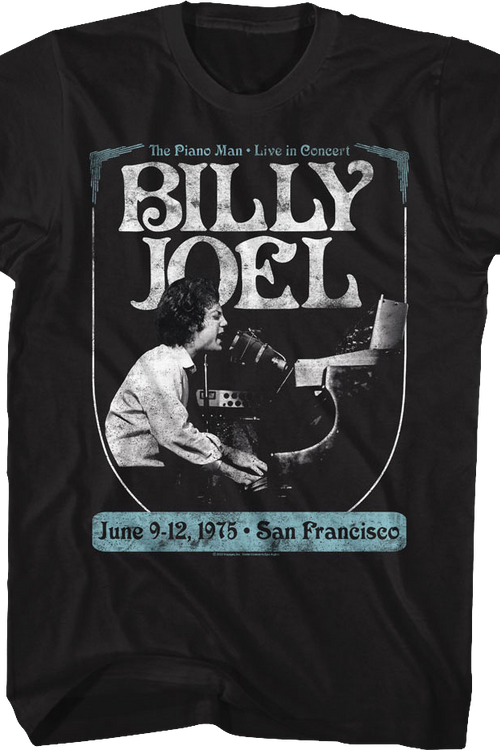 1975 Concert Billy Joel T-Shirt