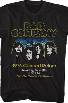 1976 Concert Bad Company T-Shirt