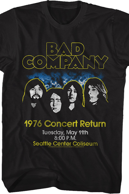 1976 Concert Bad Company T-Shirt