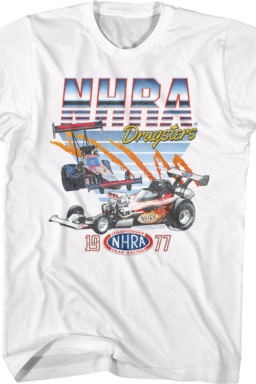 1977 Dragsters National Hot Rod Association T-Shirt
