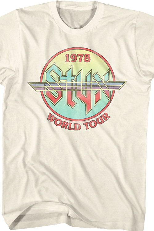 1978 World Tour Styx T-Shirt