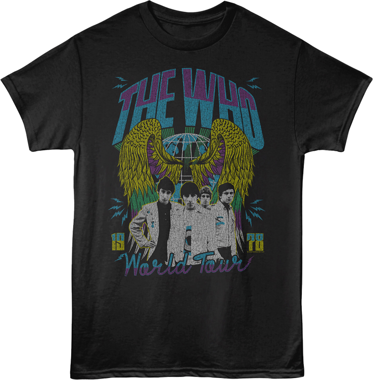 1978 World Tour The Who T-Shirt