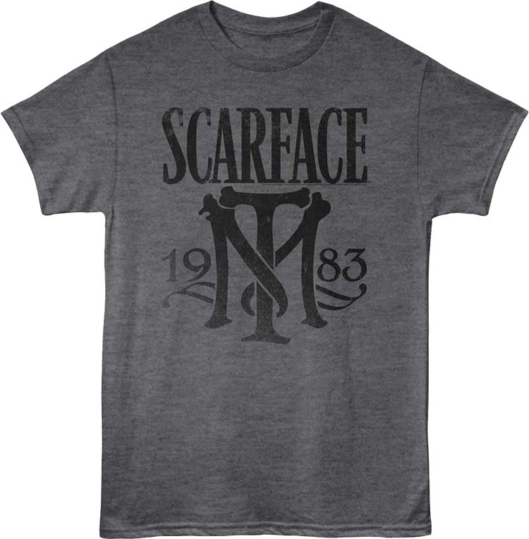 1983 Tony Montana Logo Scarface T-Shirt