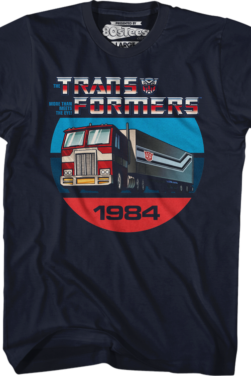 1984 Optimus Prime Truck Mode Transformers T-Shirt