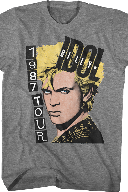 1987 Tour Billy Idol T-Shirt