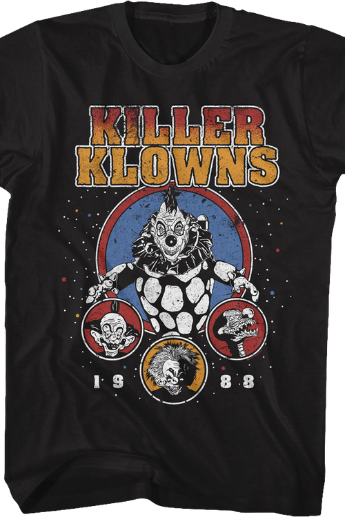 1988 Collage Killer Klowns From Outer Space T-Shirt