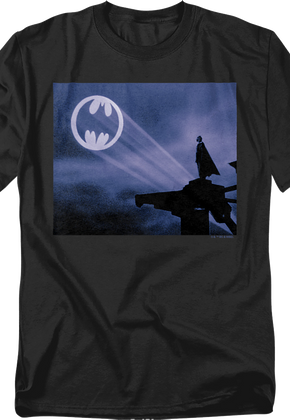 1989 Bat Signal Batman T-Shirt
