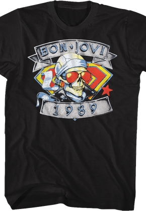 1989 Skull Bon Jovi T-Shirt