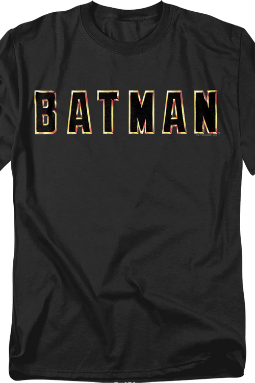 1989 Title Logo Batman T-Shirt