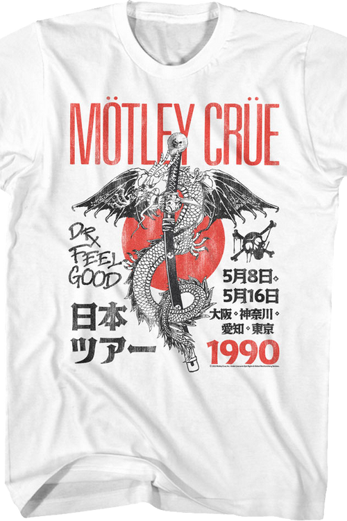 1990 Dr. Feelgood Tour Motley Crue T-Shirt