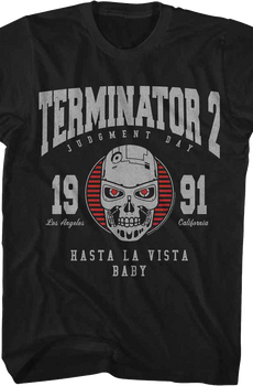1991 Collegiate Logo Terminator 2 Judgment Day T-Shirt