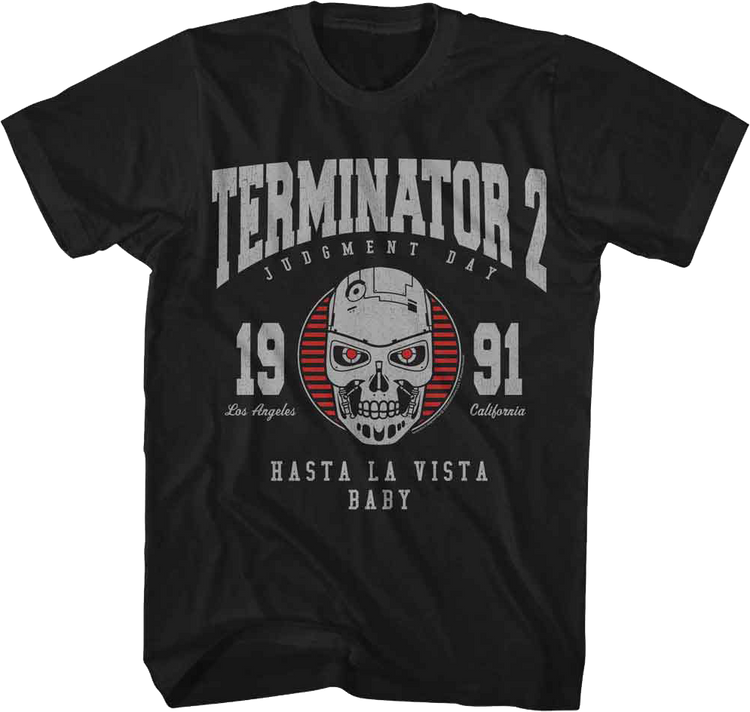 1991 Collegiate Logo Terminator 2 Judgment Day T-Shirt