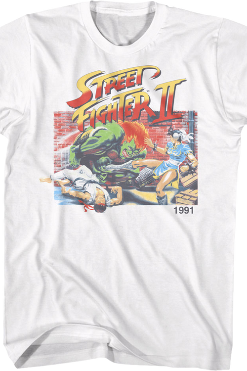 1991 Poster Street Fighter T-Shirt