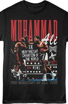 3X Heavyweight Champion Muhammad Ali T-Shirt