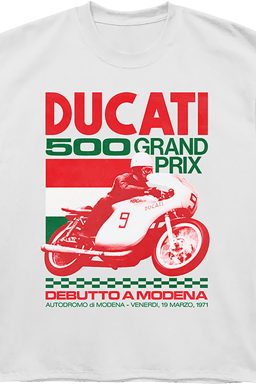 500 Grand Prix Modena 1971 Ducati Oversized T-Shirt