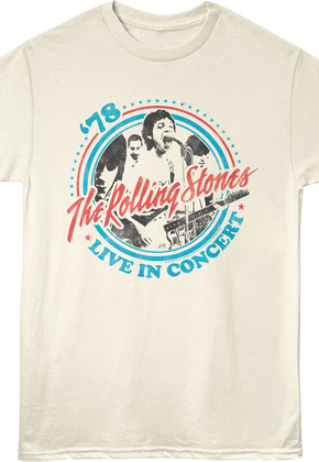 '78 Concert Circle Rolling Stones T-Shirt