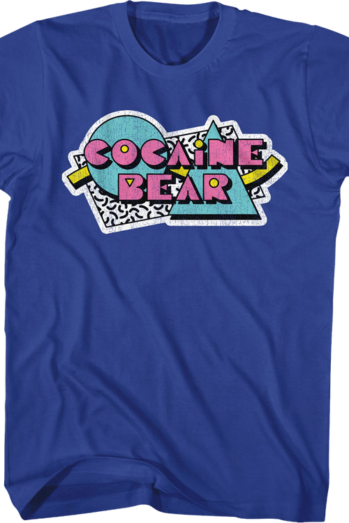 80s Shapes Cocaine Bear T-Shirt
