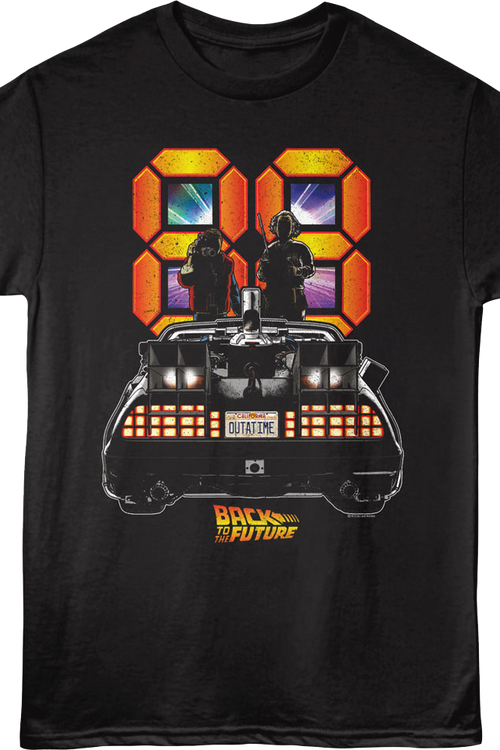 88 MPH Silhouettes Back To The Future T-Shirt