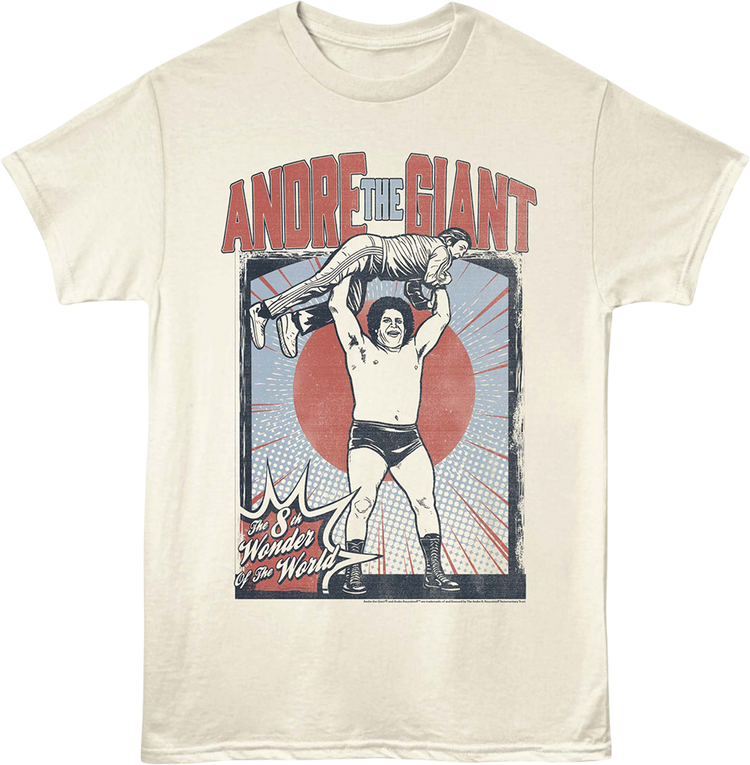 8th Wonder Of The World Illustration Andre The Giant T-Shirt