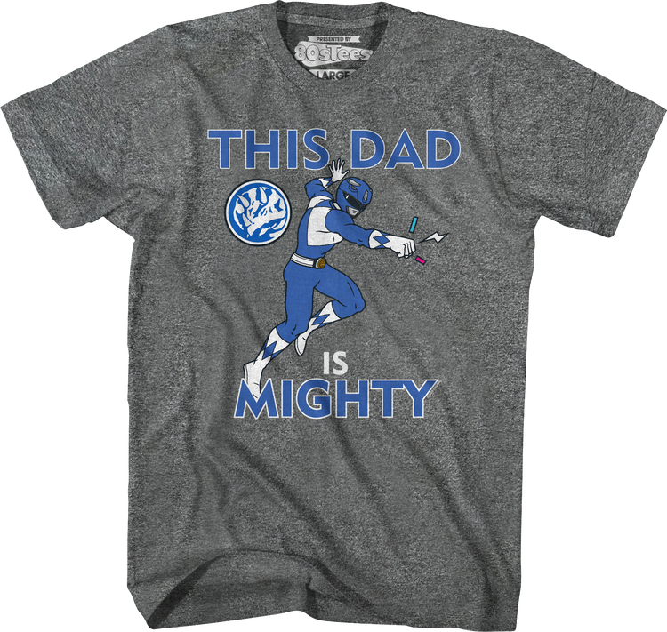 Blue Ranger This Dad Mighty Morphin Power Rangers T-Shirt