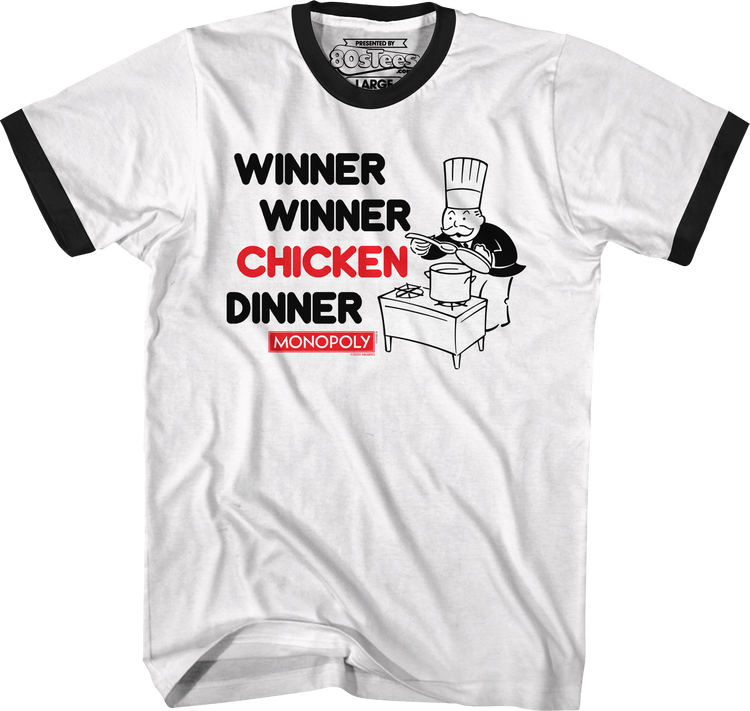 Winner Winner Chicken Dinner Monopoly T-Shirt