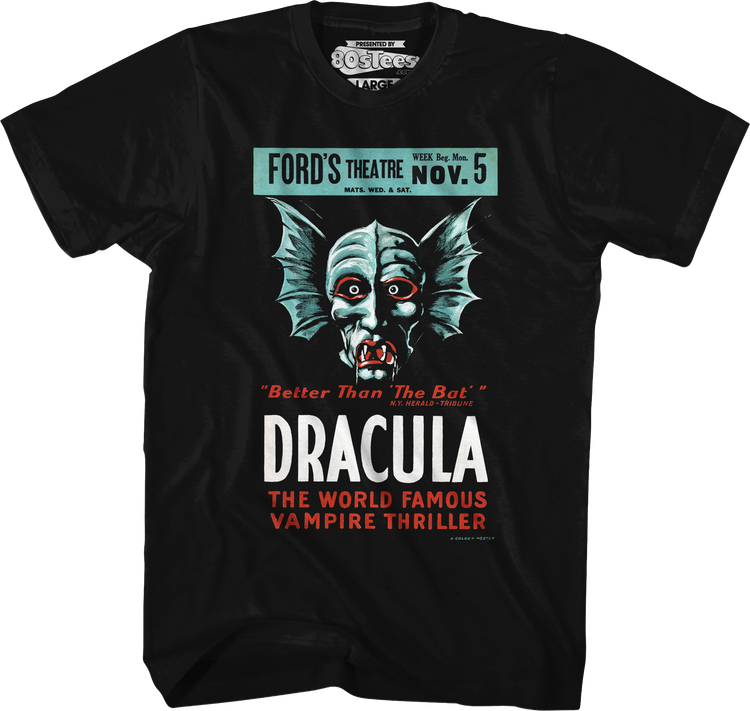 World Famous Vampire Thriller Dracula T-Shirt