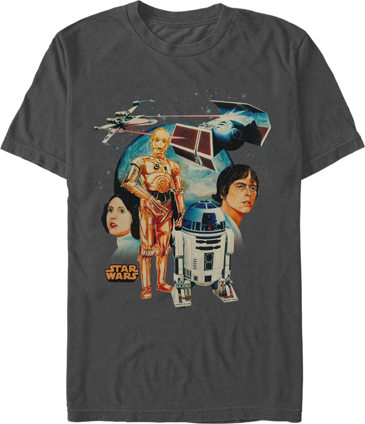 A New Hope Collage Star Wars T-Shirt