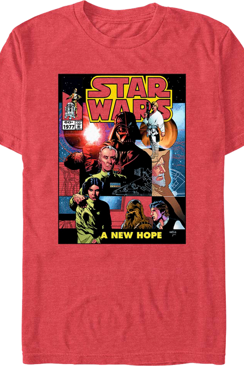 A New Hope Comic Book Cover Star Wars T-Shirt