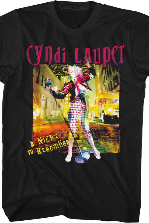 A Night To Remember Cyndi Lauper T-Shirt