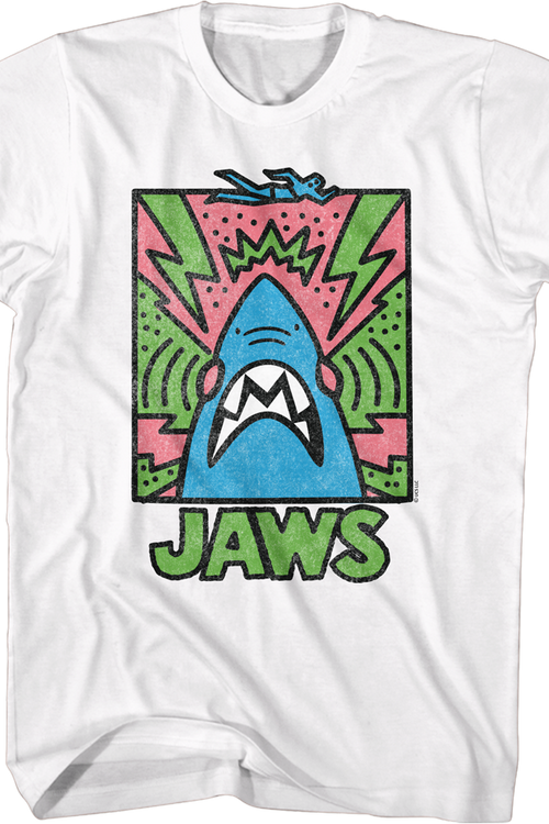 Abstract Poster Jaws T-Shirt