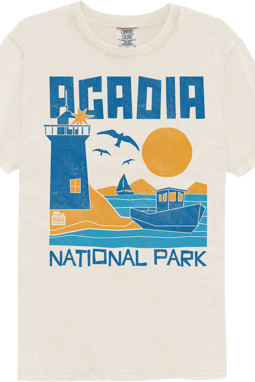 Acadia Abbreviated NPCA Comfort Colors Brand T-Shirt