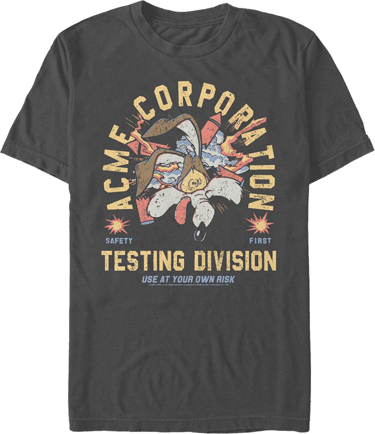 Acme Corporation Testing Division Looney Tunes T-Shirt