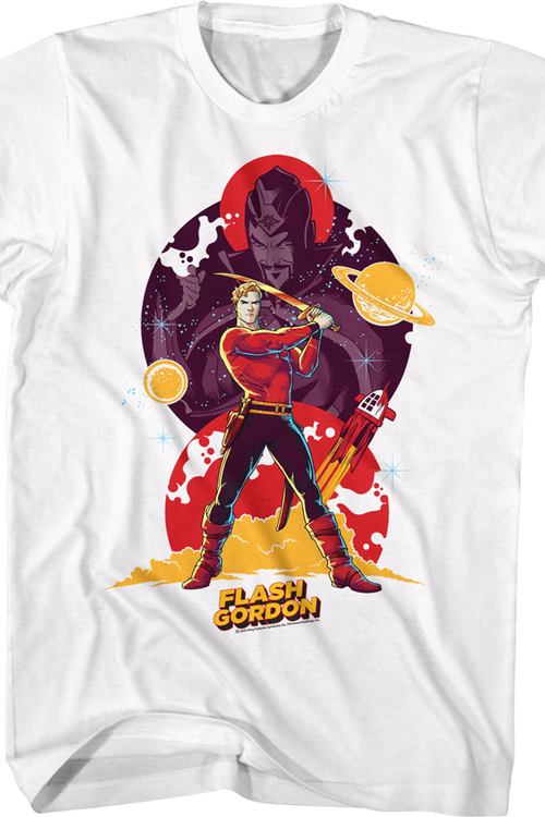 Action Collage Flash Gordon T-Shirt