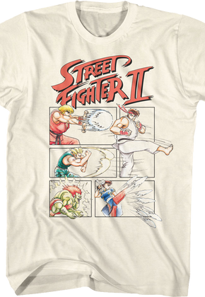 Action Panels Street Fighter II T-Shirt