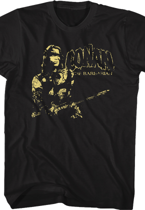Action Pose Conan The Barbarian T-Shirt
