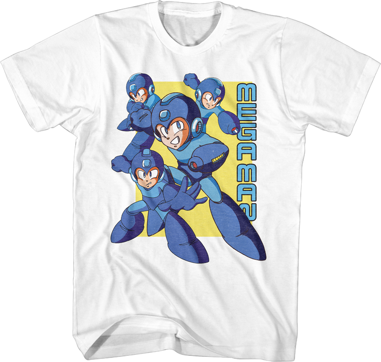 Action Poses Mega Man T-Shirt