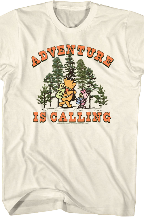 Adventure Is Calling Winnie The Pooh T-Shirt